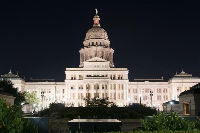 A Spooky Ghost Hunt in Austin - The route: Central Presbyterian Church, Paramount Theatre, and the Texas State Capitol