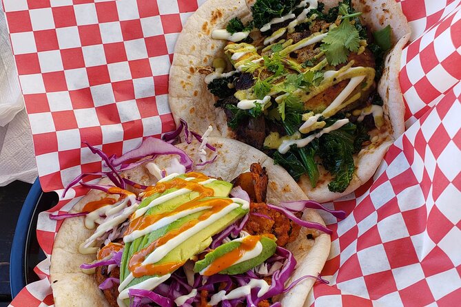 Austin E-Bike Foodie Tour - What you eat: fajitas, a dive bar burger, BBQ, and a big gourmet donut