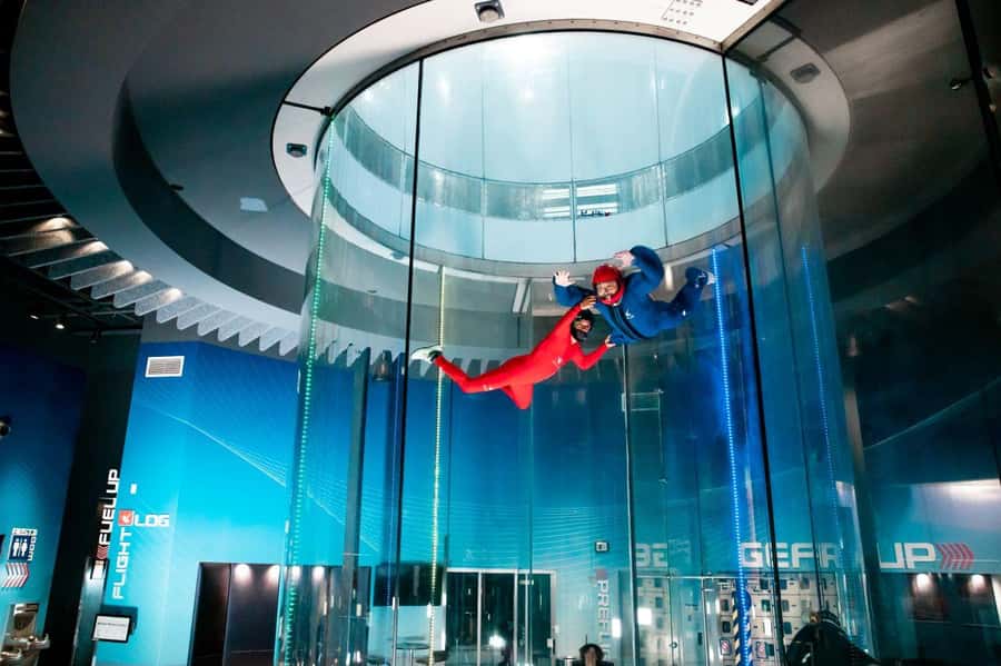 Austin iFLY Skydiving Simulator with Instructor and Gear - Gear Fitting: Suit, Helmet, Goggles, Earplugs, and Locker