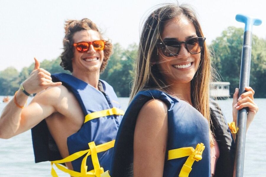 Austin: Lady Bird Lake Stand-Up Paddleboard Rental - Cruising toward the Colorado River and the Statesman Bat Observation Center