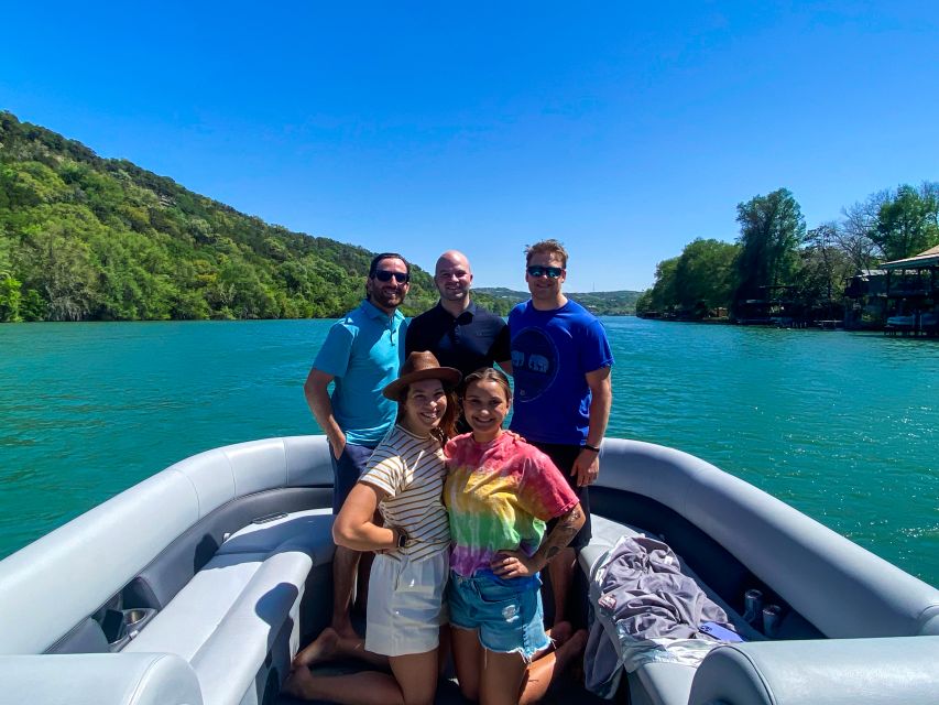 Austin: Lake Austin Scenic Guided Boat Tour - Full Sun Shade - From luxury shoreline to private country club: the Austin sights from the water