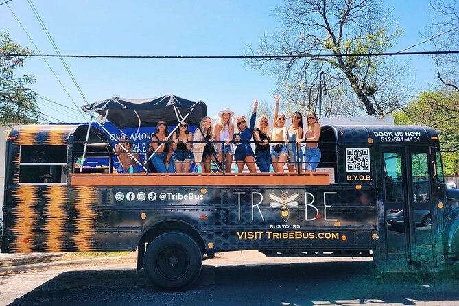 Austin Murals & Mimosas Roofless Party Bus Tour - Price and logistics: $500 per group that scales with your crowd