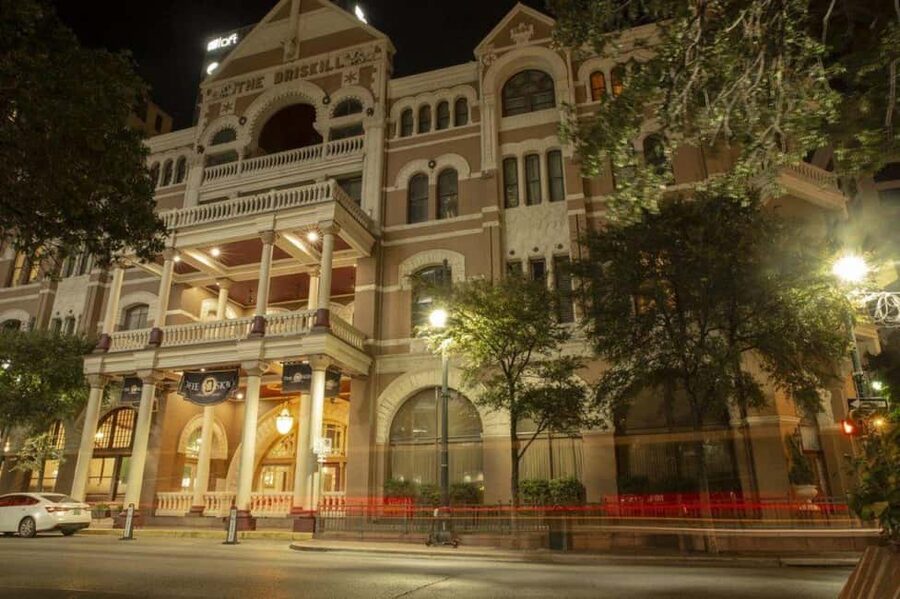 Austin’s Spirits & Spirits Haunted Pub Crawl - Meeting at the Driskill Bar: your lantern-lit starting line