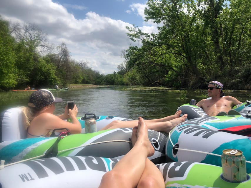 Austin: San Marco River BYOB Guided Tubing Expereince - What to Bring: Swimwear, Hat, Drinks, and a Reusable Cup