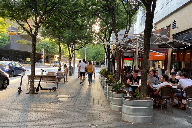 Austin Small Group Morning Walk - Speakeasy Tavern Building on Congress Avenue: Then-and-Now That Actually Sticks