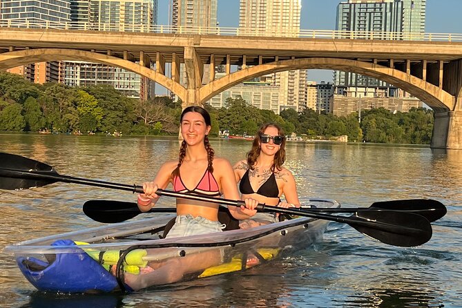 Austin Texas Sunset and Bat Clear Kayak Tour - Paddling Lady Bird Lake at sunset: the view you came for