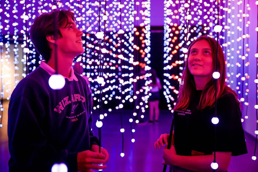 Austin: Wonderspaces Interactive Art Exhibition Entry Ticket - Multimedia Installations: Projections, AI, and Hands-On Play