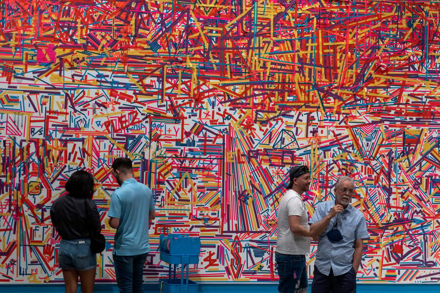 Austin: Wonderspaces Interactive Art Exhibition Entry Ticket - Walking In: Waivers, Rules, and a Smart First Minute