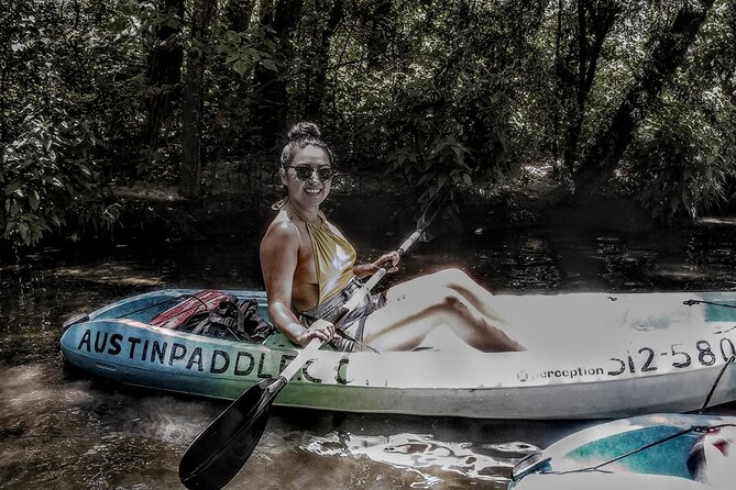 Congress Avenue Bat Bridge Kayak Tour in Austin - Kayaks, safety, and why they choose hard frames