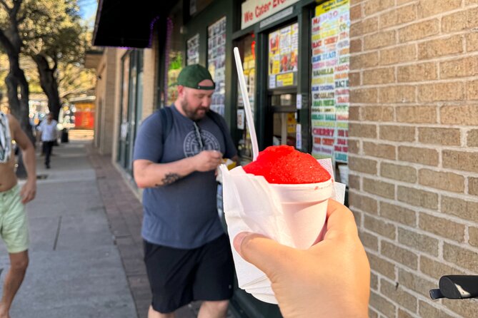 Devour Downtown Austin Walking Food Tour - Stop 6: OneTaco at Frost Tower for Migas Breakfast Taco and More