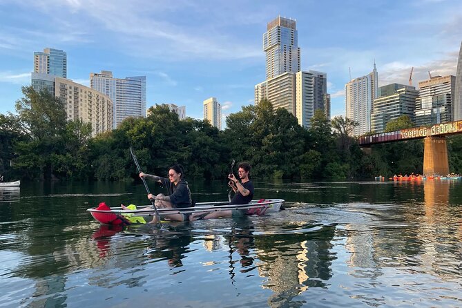Downtown Austin Skyline Clear Kayak Tour at Lady Bird Lake - South Congress Avenue: The Bat Bridge Stop You Can Time in Your Head
