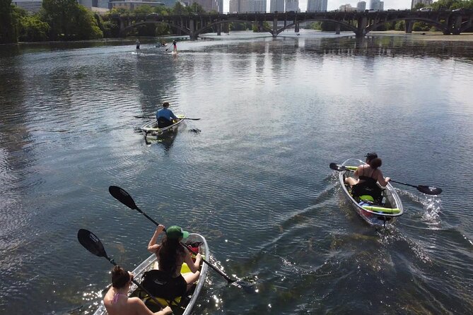 Downtown Austin Skyline Clear Kayak Tour at Lady Bird Lake - Meet at East Ave, Then Get Ready to Paddle