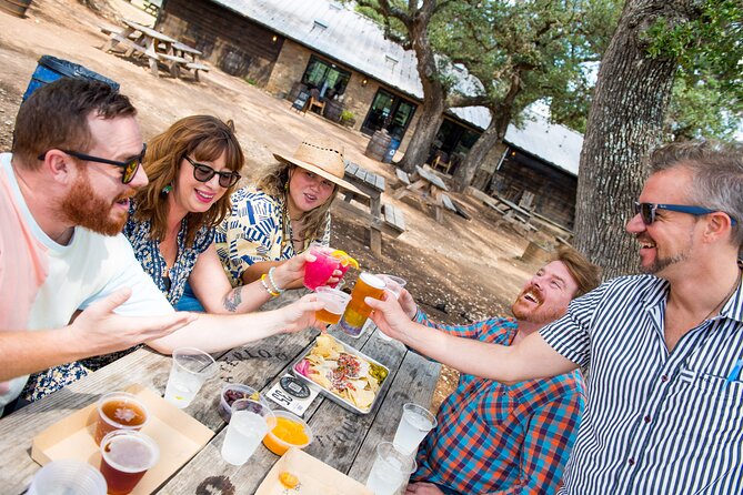 Half-Day Hill Country Brewery and Distillery Shuttle from Austin - A 12:00 pm Sprinter Ride From Central Austin