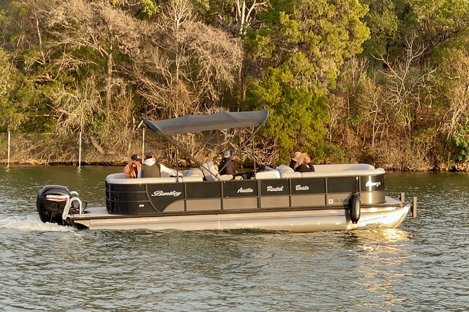Lake Austin Sunset Boat Cruise – 1 - Hour Scenic Tour BYOB - Little Venice Mansions and the Captain’s Best-Spot Play