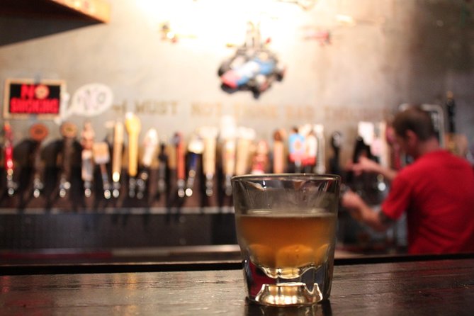 Private Austin Brewery Tour by Pedicab with All-Inclusive Beer Flight Option - Stop 2 at Lazarus Brewing Co. East 6th: English-style beer plus tacos