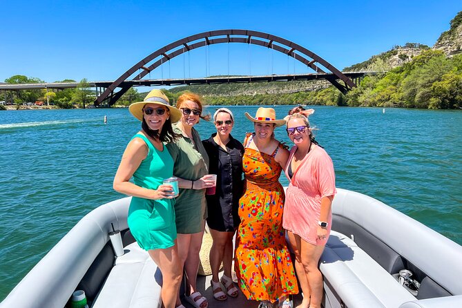 Private Guided 2HR Lake Austin Scenic Boat Cruise With Full Shade - Pennybacker Bridge: the arch you’ll keep noticing