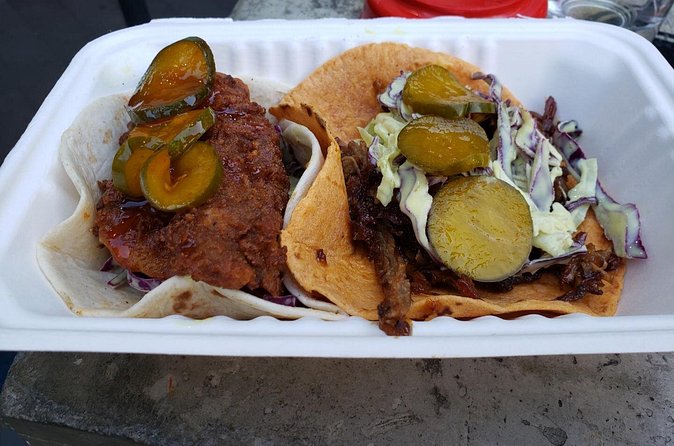 Taco 'Bout Austin Bicycle Tour - Stop 3: Rollin Smoke BBQ and the Main BBQ Taco Moment