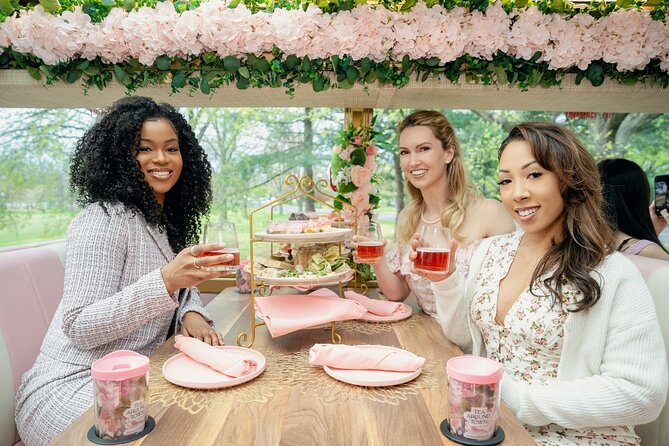 Tea Around Town Austin: Elegant Tea Bus Tour and Treats - First sip on Austin’s vintage double-decker bus
