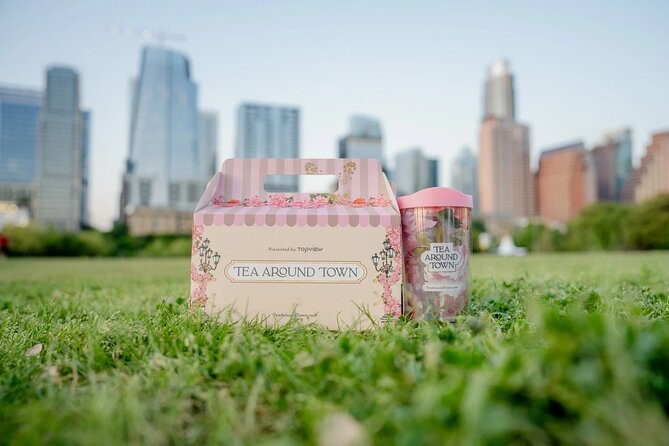 Tea Around Town Austin: Elegant Tea Bus Tour and Treats - UT Tower and campus views: seeing the university from the road