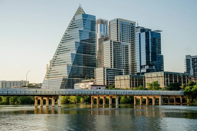 Tea Around Town Austin: Elegant Tea Bus Tour and Treats - Lake shore photo time: calm water, skyline angles, and afternoon light