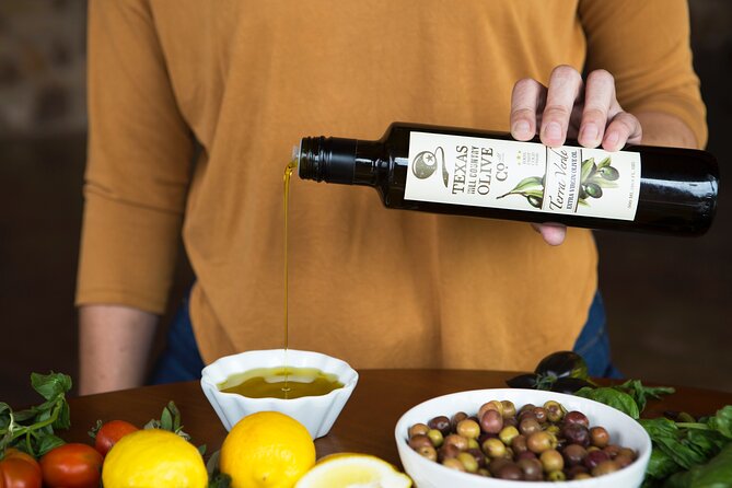 Texas Hill Country Olive Oil and Balsamic Vinegar Tasting - Small Bites and Fresh Focaccia Pairings